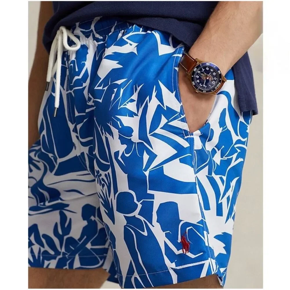 Polo Ralph Lauren Men's 5XL Big Traveler Classic Swim Trunks Size 5XB